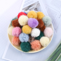 2024 nouveau 25mm assortiment fabricant pompon noël bricolage artisanat boules accessoires Polyester pompons décoration artisanat