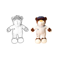 Jouets en peluche personnalisés en polyester, design d'usine d'origine, poupées mascottes, costumes de personnages de dessins animés, comme cadeaux d'entreprise
