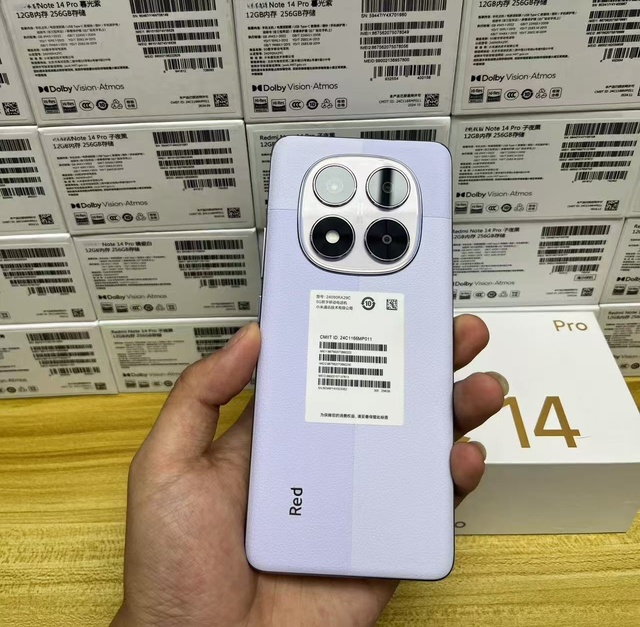 Wholesale Original Red Mi Note 14 Pro Android 5g Smartphone 12+256GB 12+512 Mobile Phones
