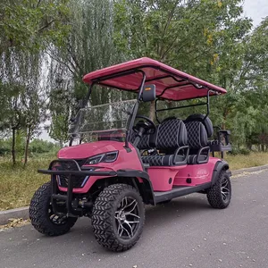 Brandneue 6 Personen elektrische 4-Rad Club Car Golf Cart zum Verkauf 4-Sitzer Golf Car mit gutem Preis erhältlich