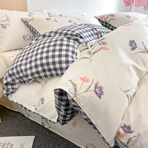 Mô Hình Hình Học 3-Mảnh Bộ Đồ Giường Đặt Tinh Khiết Bông Phẳng Duvet Bìa Gối Cho Nhà Thoáng Khí Comforters Cũng Cho Khách Sạn - Product Image 5