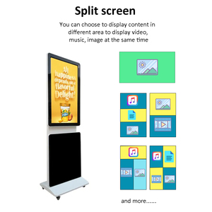 Boden stehend <span class=keywords><strong>65</strong></span> Zoll Indoor 2k <span class=keywords><strong>Display</strong></span> Touch Vertikal rotierender Full HD Lcd Werbe bildschirm - Product Image 2