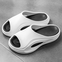 Pantoufles Plates d'Extérieur Épaisses pour Homme, Tongs Durables à Séchage Rapide et Antidérapantes à Prix Raisonnables