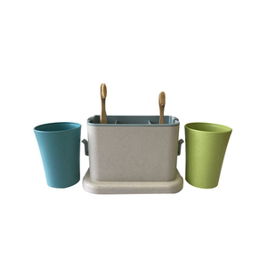 2019 Nouvelle Arrivée <span class=keywords><strong>Amazon</strong></span> Offre Spéciale Eco Saine de Fiber De Paille De Blé <span class=keywords><strong>Porte</strong></span>-<span class=keywords><strong>Brosse</strong></span> À Dents - Product Image 5