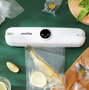 Machine à sceller sous vide électrique portable AMOi vert menthe, compacte, pour la cuisine, dispositif de scellage de sacs alimentaires - Product Image 3