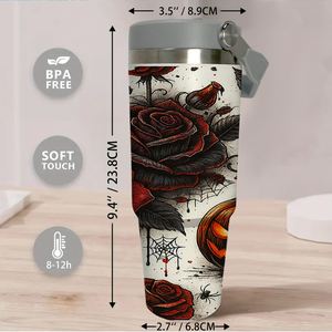 แก้ว<span class=keywords><strong>น</strong></span>้ำลายกุหลาบแดงโกธิคข<span class=keywords><strong>น</strong></span>าด 30 ออ<span class=keywords><strong>น</strong></span>ซ์ พร้อมหูจับ สำหรับฮาโลวี<span class=keywords><strong>น</strong></span> แก้วเดินทางลายฟักทองและใยแมงมุม สิ<span class=keywords><strong>น</strong></span>ค้าใ<span class=keywords><strong>น</strong></span>สหรัฐอเมริกา ของขวัญสุดเท่สำหรับค<span class=keywords><strong>น</strong></span>ชอบกอธ - Product Image 6