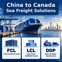 DDP Fret maritime Chine-Canada Transitaire maritime Agent logistique Expédition LCL Service porte-à-porte pour le fret import-export