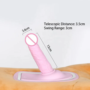 Angesagtes Tier-Kissenpuppen-Design mit Verstecktem, Automatisch Einziehbarem Dildo, Masturbations-Maschine für Frauen, <span class=keywords><strong>Vibrator</strong></span> für Mädchen - Product Image 4