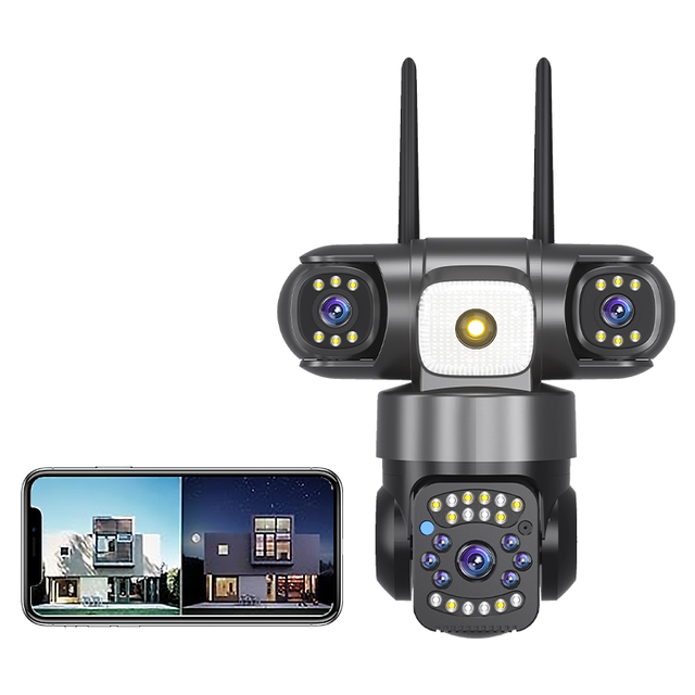 Wireless Outdoor Security Camera with Human Detection 1080P HD Weatherproof Cloud Storage Mobile App