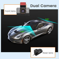 Cámara para Auto A3 4G con Pantalla de 3 Pulgadas, 2K/1440P, WiFi, GPS, Doble DVR, Vista Remota en Vivo, Transmisión de Video en Tiempo Real