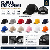 Gorra Trucker con Logotipo Personalizado, Gorra de Malla de 6 Paneles, Etiqueta Privada, Unisex, Gorra Deportiva con Cierre a Presión, Uniforme Corporativo para Equipos, Venta al Por Mayor OEM