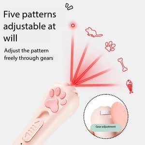<span class=keywords><strong>Puntero</strong></span> Láser Recargable por USB con Diseño de Pata de Gato, Ecológico, de Plástico, Juguete para Gatos, Proyección de Luz UV Negra, Detección de Hongos, Interactivo - Product Image 3