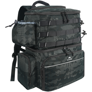 Mochila de aparejos de pesca <span class=keywords><strong>MATEIN</strong></span> con nevera, bolsa de pesca grande con soportes de caña para 4 bandejas - Product Image 1