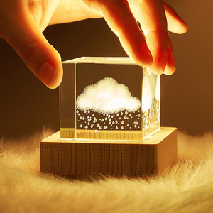 Honor of Crystal Customized Souvenir Creative Blank 3d Patterns Crystal Crafts 3d Laser Crystal Cube