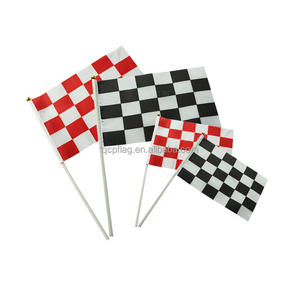 Оптовые флаги-пендли в клетку, водонепроницаемые, из полиэстера, черно-белые, для гонок, ручные флаги, флаги для автомобилей, для вечеринок, клубов, фабричные OEM - Product Image 3
