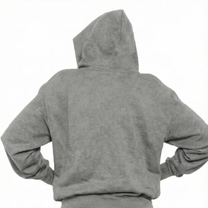 High Quality Manufacturers Fleece Cotton <b>Top</b> Hoodie Pocket Hoodies Puff Print Personalized LOGO <b>Rhinestone</b> hoodie manufacturer - Product Image 2