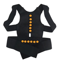 Correcteur de posture magnétique avec protection professionnelle et design portable pour soulager les douleurs au dos, au cou et aux épaules