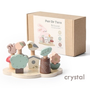 Juguete de Madera con Animales del Bosque, <span class=keywords><strong>Juego</strong></span> Educativo de Asociación, Juguete Interactivo para la Coordinación Mano-Ojo de los Niños - Product Image 5