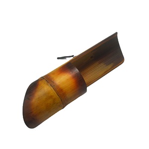 Bamboo Wine Rack Boat Shape 9-10*27 Simple Style For Party Storage - Product Image 5