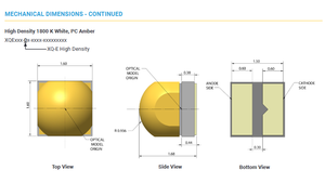 Venta Caliente de LED CREEs XLamps XQ-E de Alta Potencia de 3W, un Solo Color, Blanco Cálido, Ámbar, Azul Real, Cian, Verde, Rojo, 2200K-6200K - Product Image 6