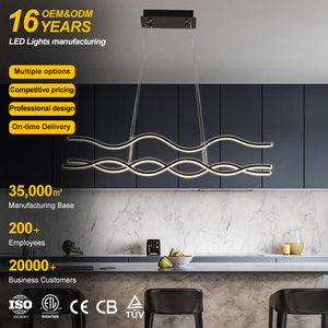 Lampe led suspendue en acrylique au design moderne, disponible dans plusieurs couleurs, luminaire décoratif d'intérieur, idéal pour un restaurant ou un hôtel, nouveau modèle de - Product Image 1