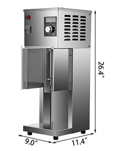 เครื่องปั่นไอศกรีมมินิแบบหมุนบนโต๊ะทำจากนมราชินี - Product Image 2