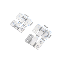 Crochet de cadre Photo, supports de montage encastré, en acier inoxydable, robuste, 10 pièces