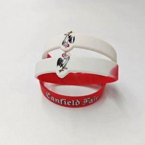 Bracelets promotionnels personnalisés en silicone avec message et logo – Bracelets en caoutchouc sur mesure - Product Image 2