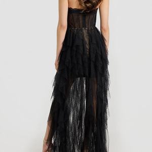 Nouvelles robes élégantes décontractées de luxe, costumes d'Halloween, robes moulantes en maille double couche pour femmes, été - Product Image 3