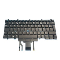 Pièces d'ordinateur, clavier d'ordinateur portable pour Dell Latitude E5450 E5480 E5470 E7450 E7470 0W93F7, clavier rétroéclairé français