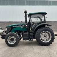 Tracteur 4x4 Lovol M1604-5XP de nouvelle génération, 160 CV, édition vert émeraude, avec cabine climatisée et châssis renforcé