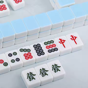 42mm marfil personalizado Mahjong hogar melamina Mahjong azulejos personalizados 144 grandes azulejos personalizados Mahjong - Product Image 4