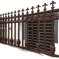 Panneaux préfabriqués Spear Top, couleur personnalisée, pour villa et jardin, installation facile, vente en gros, clôture de jardin en métal thermolaqué