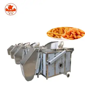 Multifunctionele Chips Frituurmachine Automatische Kippenstrip Diepe Commerciële Geautomatiseerde Friteuse