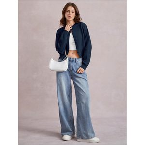 Cárdigan Corto Personalizado para Mujer, Ligero, Tejido, con Botones, Estilo Casual, Moda Otoño 2025 - Product Image 1