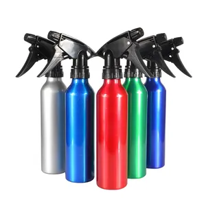 Hairdressing Aluminum Fine Water Mist Reusable Continuous Hair barber spray Bottle