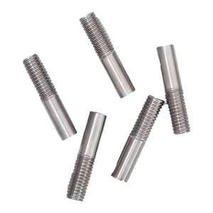 Bullone testa singola perno in acciaio inossidabile mezza filettatura barra dente vite 80mm lunghezza 50mm 25mm <span class=keywords><strong>biella</strong></span> Plain ASME DIN931 - Product Image 3