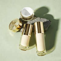 Ensemble de pots en acrylique pour cosmétiques 120ml 100ml 50ml 30ml avec bouchon à vis pour lotion, crème pour le visage, emballage pour soins de la peau