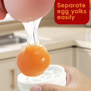 Convenient Egg Liquid Separator Kitchen Convenience Egg Yolk Separation Easy Cleaning Plastic <b>Small</b> <b>Tool</b> Kitchen <b>Tools</b> - Product Image 5