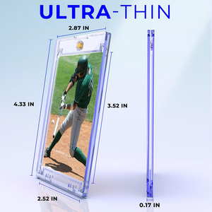 Protector de Tarjetas Magnéticas Ultra Delgado Resistente a los Rayos UV, para Tarjetas Coleccionables, 300 Piezas por Caja, 35pt, Porta Tarjetas Magnéticas <span class=keywords><strong>One</strong></span> Touch - Product Image 3