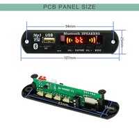 Kit Nirkabel USB Papan MP3 12V, Modul Audio Pemutar MP3 5V
