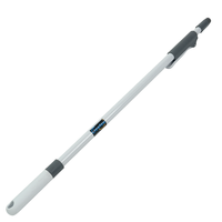 Perche télescopique légère en aluminium 88,5-130 cm, multi-usages, pour le nettoyage domestique et automobile