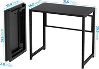 En bois Pc enregistrement Studio bureau maison meubles réglable levage bois grand coin noir ordinateur portable patron ordinateur Table pour étude