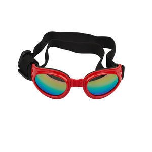 Gafas de sol para perros y gatos, lentes de espejo azules, correa ajustable, resistentes a los rayos UV, impermeables, a prueba de viento, para actividades al aire libre - Product Image 4