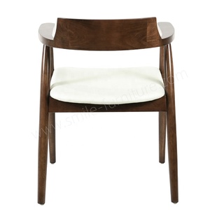 Sillón de Madera de Roble Moderno en Oferta, Silla de Comedor Cómoda para <span class=keywords><strong>Hotel</strong></span>, Hogar, Oficina, Baño, Sillón de Comedor Luka - Product Image 3