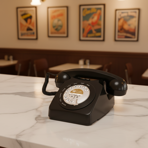 Telefono <span class=keywords><strong>Vintage</strong></span> Antico di Design Eccellente, Telefono Rotativo Retrò, Vendita Diretta dalla Fabbrica - Product Image 1