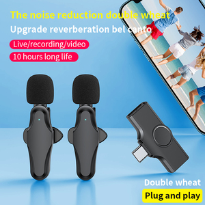 Micrófono de Solapa Inalámbrico Profesional K21 Mini, 2 en 1, Grabación de Audio y Video HD, Micrófono Inalámbrico para iPhone - Product Image 4