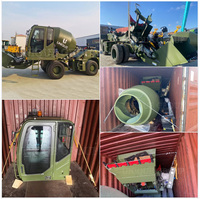 Bétonnière mobile à bas prix avec pompe camion bétonnière diesel chargeur automatique petit camion bétonnière