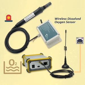 Capteur de mesure de l'oxygène dissous, surveillance en temps réel, analyseur de traitement de l'eau, analyseur industriel en ligne sans fil, étanche, batterie 3,6 V - Product Image 4