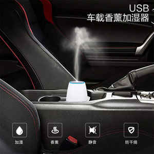 Usb Powered Humidifier 0.5L Portable Ultrasonic Essential Oil Diffuser For Car Home Office Use - Product Image 2